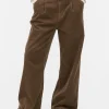 Rita Ora Corduroy Wide Leg Pants