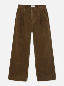 Rita Ora Corduroy Wide Leg Pants