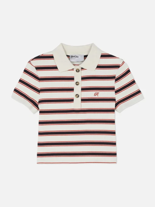 Rita Ora Cropped Polo Shirt