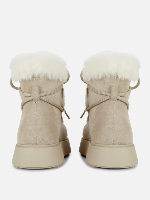 Rita Ora Faux Fur Apron Boots