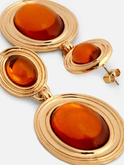 Rita Ora Faux Gemstone Drop Earrings