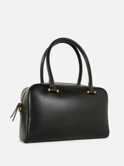 Rita Ora Faux Leather Bowling Bag