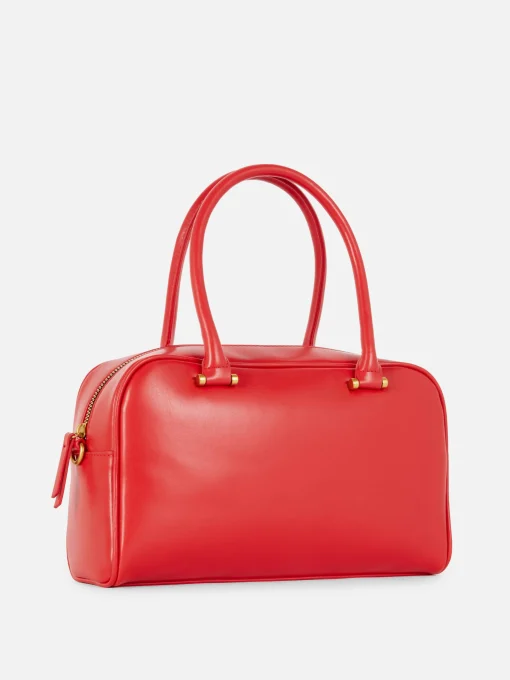 Rita Ora Faux Leather Bowling Bag
