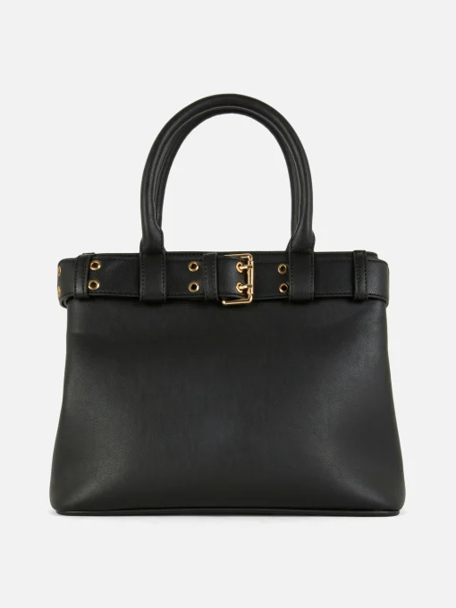 Rita Ora Faux Leather Buckle Tote