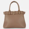 Rita Ora Faux Leather Buckle Tote