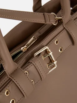 Rita Ora Faux Leather Buckle Tote