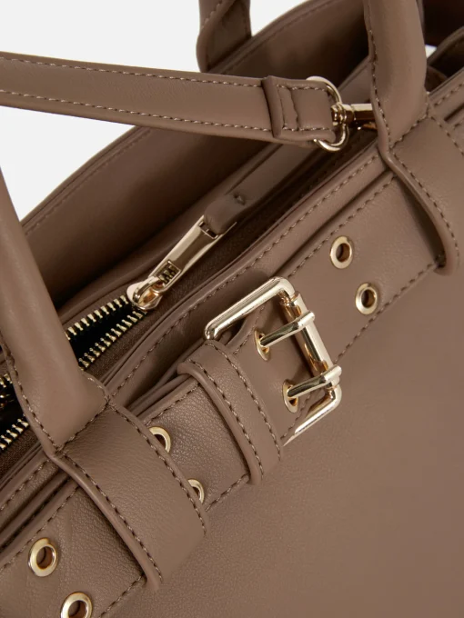 Rita Ora Faux Leather Buckle Tote