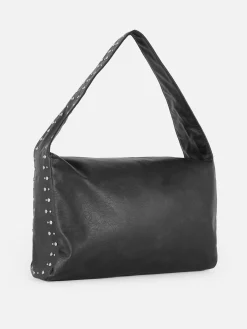 Rita Ora Faux Leather Studded Shopper