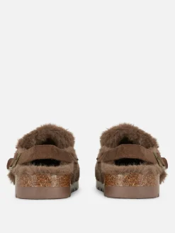 Rita Ora Faux Suede Slingback Loafers