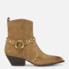 Rita Ora Faux Suede Studded Ankle Boots