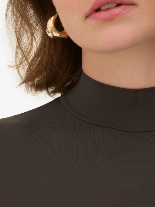 Rita Ora High Neck Bodysuit