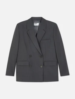 Rita Ora Oversized Double-Breasted Blazer