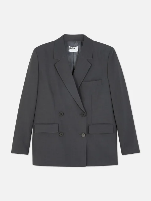 Rita Ora Oversized Double-Breasted Blazer