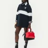 Rita Ora Oversized Polo Sweatshirt