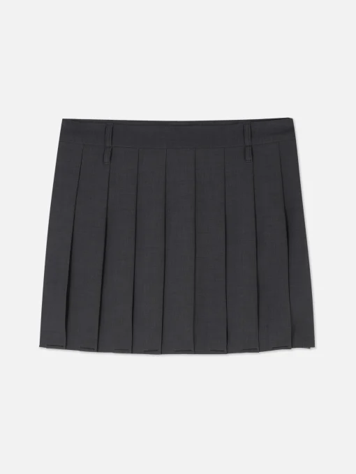 Rita Ora Pleated Mini Skirt