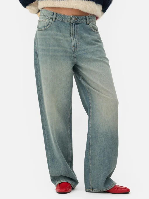 Rita Ora Ripped Dad Jeans
