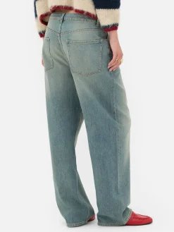 Rita Ora Ripped Dad Jeans