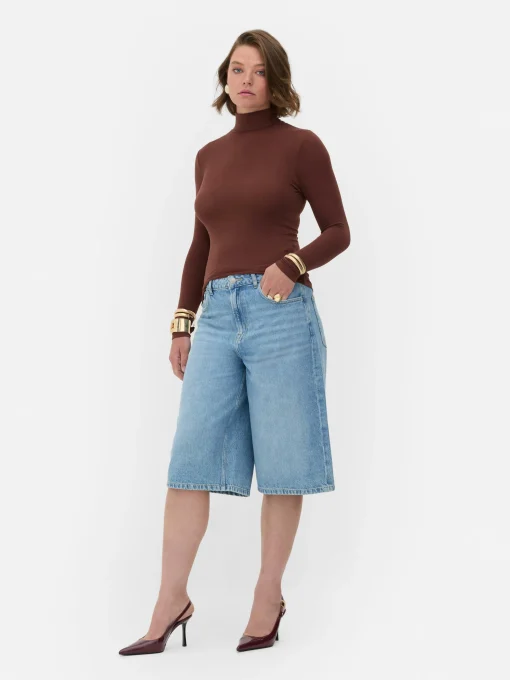 Rita Ora Roll Neck Long Sleeve Top