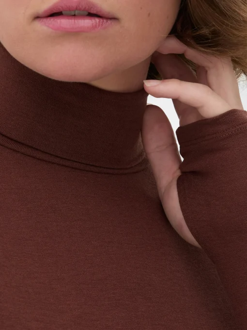 Rita Ora Roll Neck Long Sleeve Top