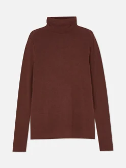 Rita Ora Roll Neck Long Sleeve Top