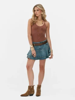Rita Ora Slim Fit Scoop Neck Bodysuit