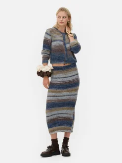 Rita Ora Space Dye Midi Skirt