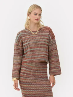 Rita Ora Striped Sweater