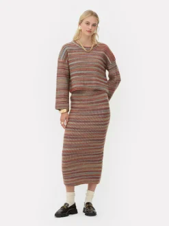 Rita Ora Striped Sweater