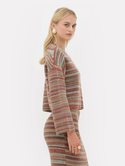 Rita Ora Striped Sweater