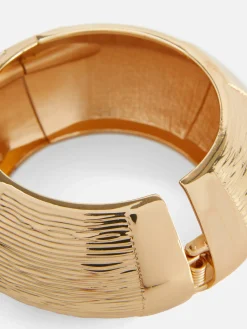 Rita Ora Textured Cuff Bangle