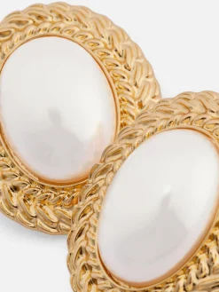 Rita Ora XL Faux Pearl Stud Earrings