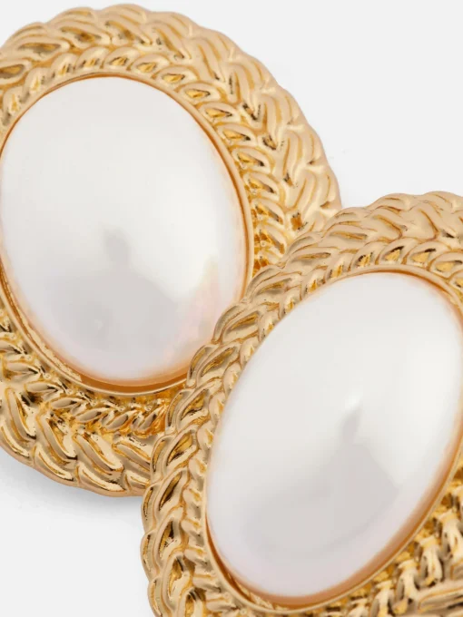 Rita Ora XL Faux Pearl Stud Earrings