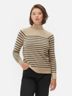 Roll Neck Long Sleeve Top