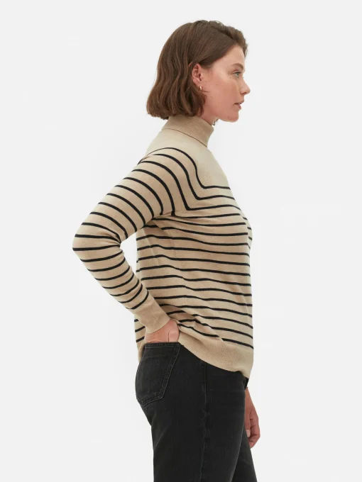 Roll Neck Long Sleeve Top