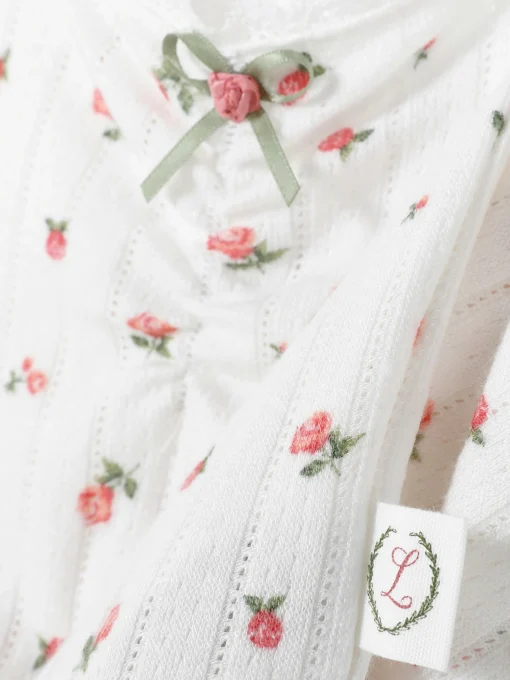 Rose Pointelle Pajama Tank