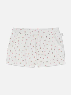 Rose Pointelle Pyjama Shorts