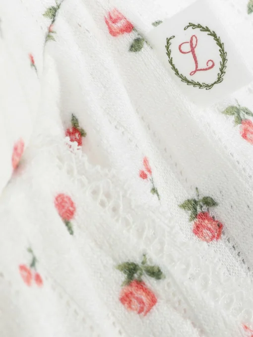 Rose Pointelle Pyjama Shorts