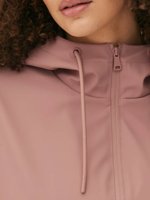 Rubberized Hooded Raincoat