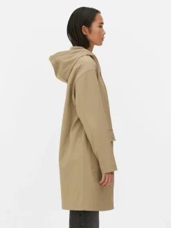 Rubberized Hooded Raincoat
