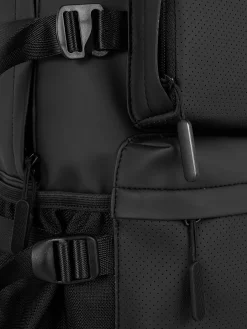 Rubberized Multi-Pocket Backpack