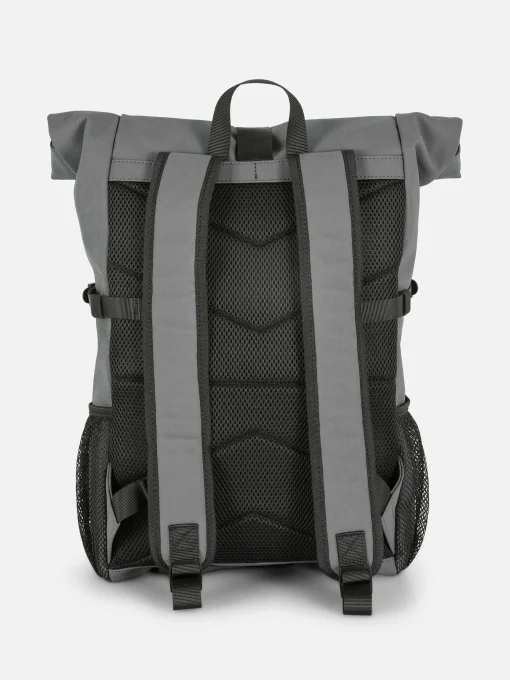 Rubberized Roll Top Backpack