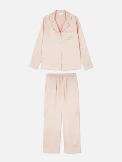 Satin Long Pajamas