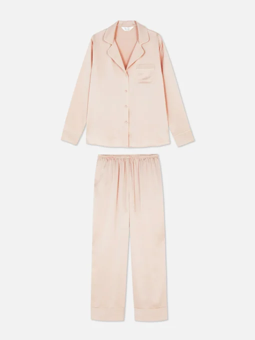 Satin Long Pajamas