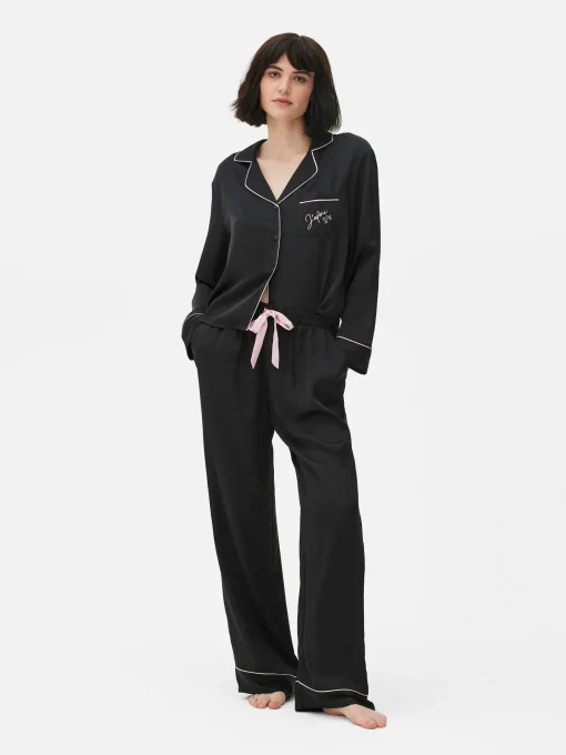 Satin Long Sleeve Pajamas
