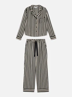 Satin Long Sleeve Pajamas