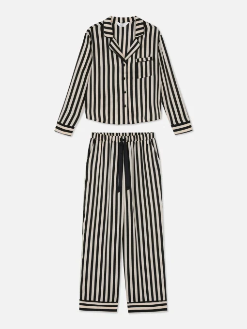 Satin Long Sleeve Pajamas