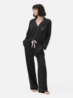 Satin Long Sleeve Pajamas