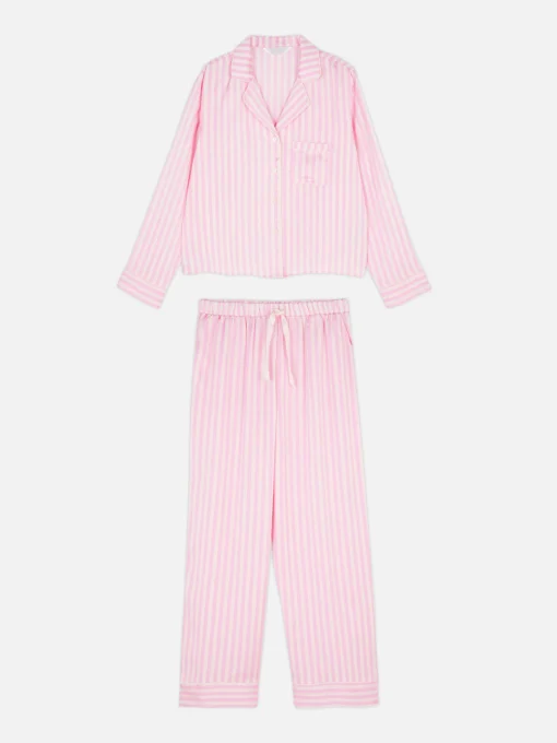 Satin Long Sleeve Pajamas