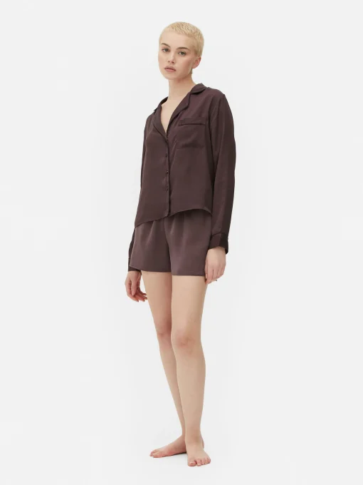 Satin Pajama Shirt