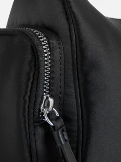 Satin Pocket Shoulder Bag
